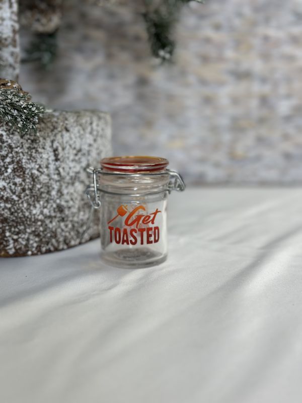 Get Toasted Shot Glass