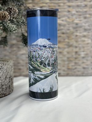 Crystal Mountain Ski Map 20oz Tumbler