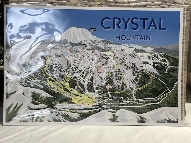 CM Ski Map Sleeve Print - 12&quot;x18&quot;