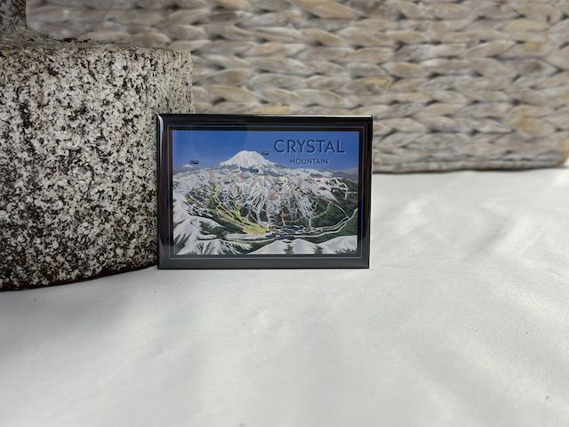 Rectangle Magnet - 2.5&quot;x3.5&quot;, Image: CM Ski Map