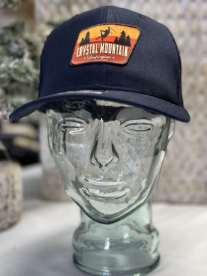 Crystal Mountain Beaut Banded Skier Trucker