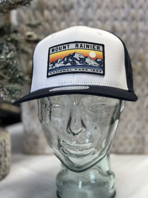 Mt. Rainier Slight Curve Trucker Hat