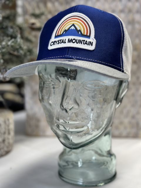 Crystal Mountain Sunset Trucker Hat