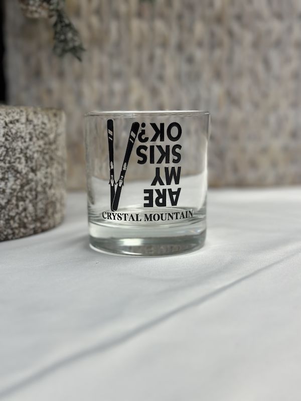 Are My Ski&#39;s OK?  Whiskey Glass