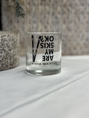 Are My Ski&#39;s OK?  Whiskey Glass