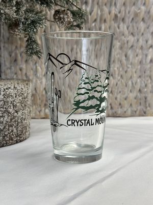 Crystal Mountain Pint Glass