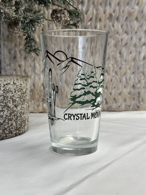 Crystal Mountain Pint Glass