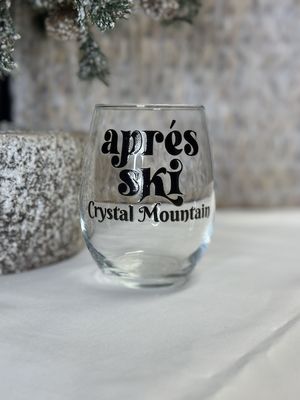 Apres Ski Wine Glass