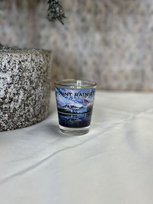 MRNP Reflection Lake Landscape Shot Glass