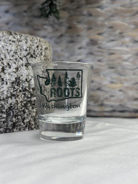 WA Roots Shot Glass