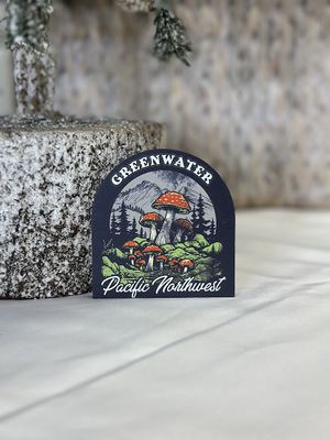 GW Funky Mushroom Magnet