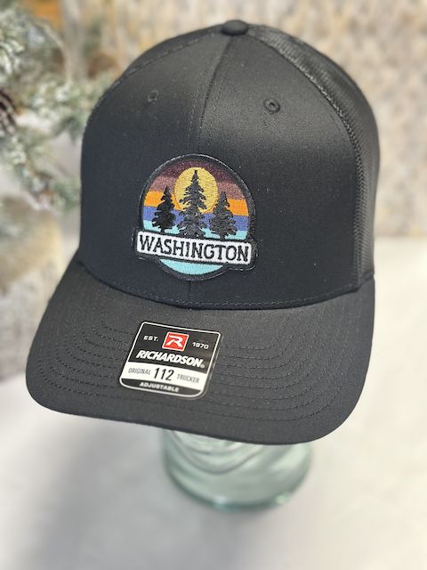 WA Brabble Pines Trucker, Color: Black