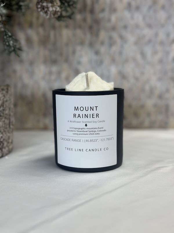 Mount Rainier Candle - Wildflower