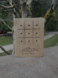 Mt. Rainier Tic Tac Toe