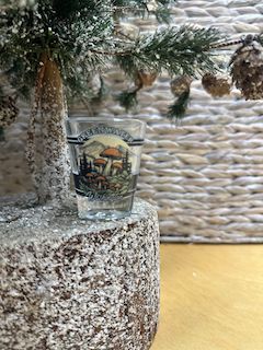 Funky Mushroom Shot Glass