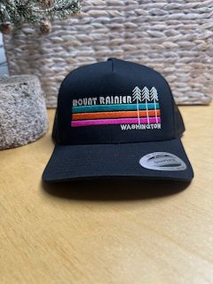 MR Stripes &amp; Trees Trucker, Color: Black