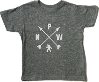 Sasquatch Arrows, Size: 2T, Color: Heather Grey