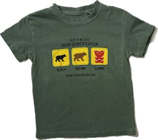 Bear Identification, Color: Green, Size: 2T