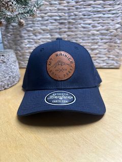 MR Naive Leather Trucker, Color: Dark Navy