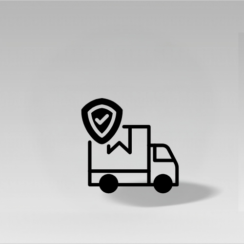 Picture of a delivery truck for shipping. 
