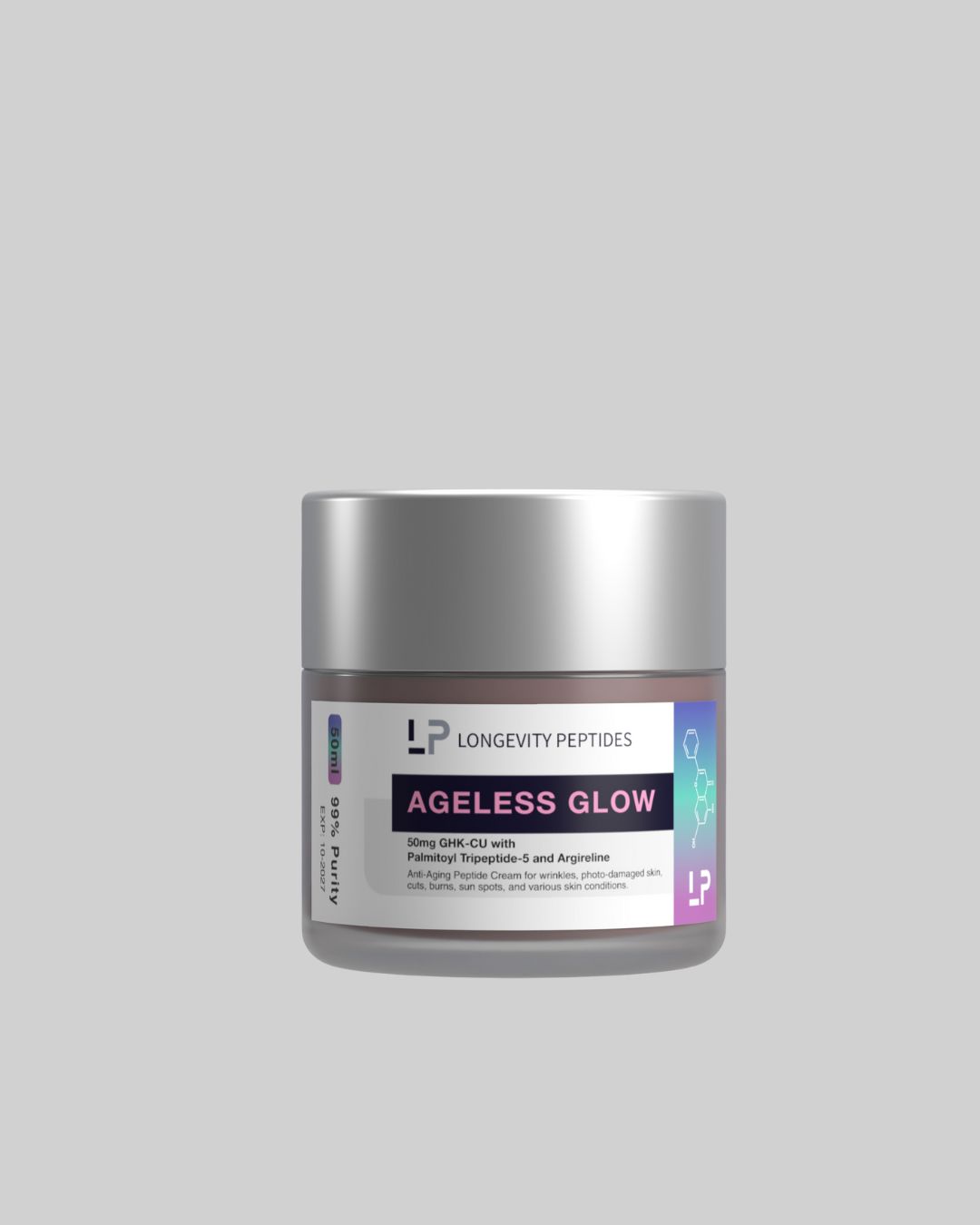 AGELESS GLOW 50ML PEPTIDE FACE CREAM