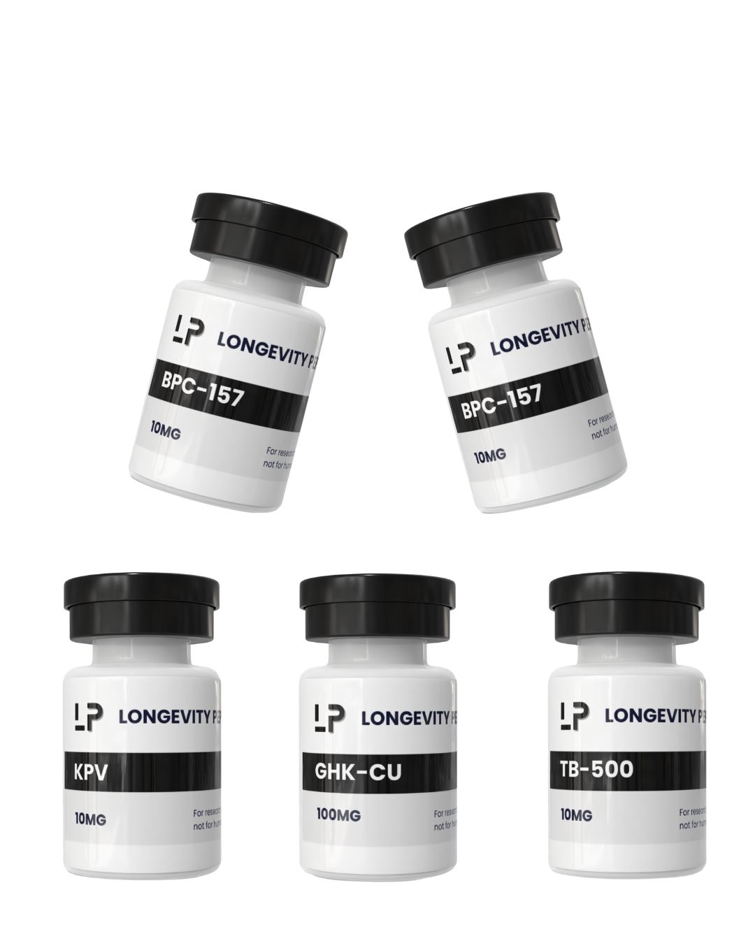 KLOW (100MG GHKCU, 2X10MG BPC-157 + 1G KPV + 10MG TB-500)