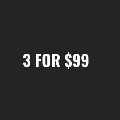 3 FOR $99