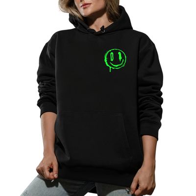 Green Smile Hoodie
