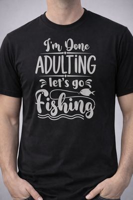 Let’s Go Fishing T-Shirt – Fishing Graphic Tee