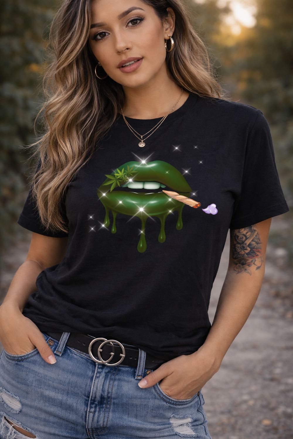 Smoking Kiss T-Shirt