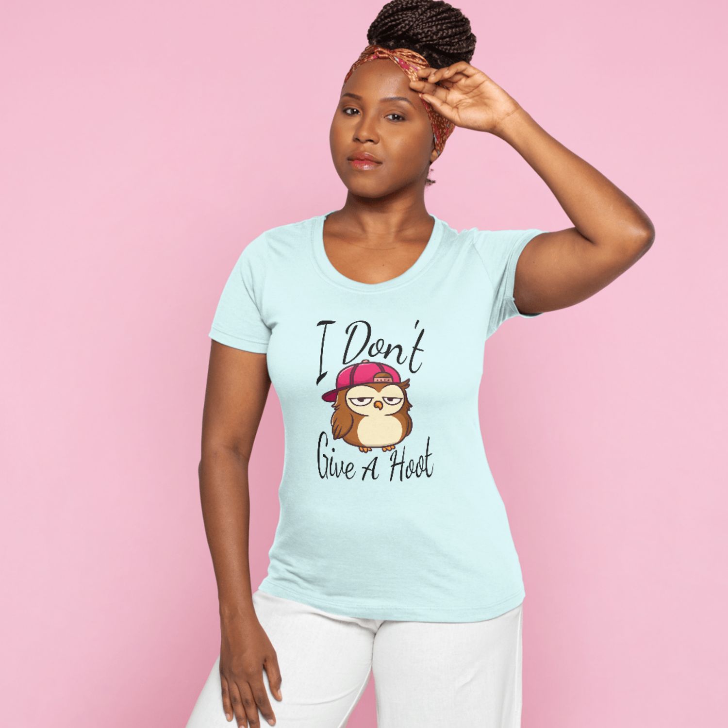 I Don’t Give A Hoot Owl T-Shirt – Funny Graphic Tee