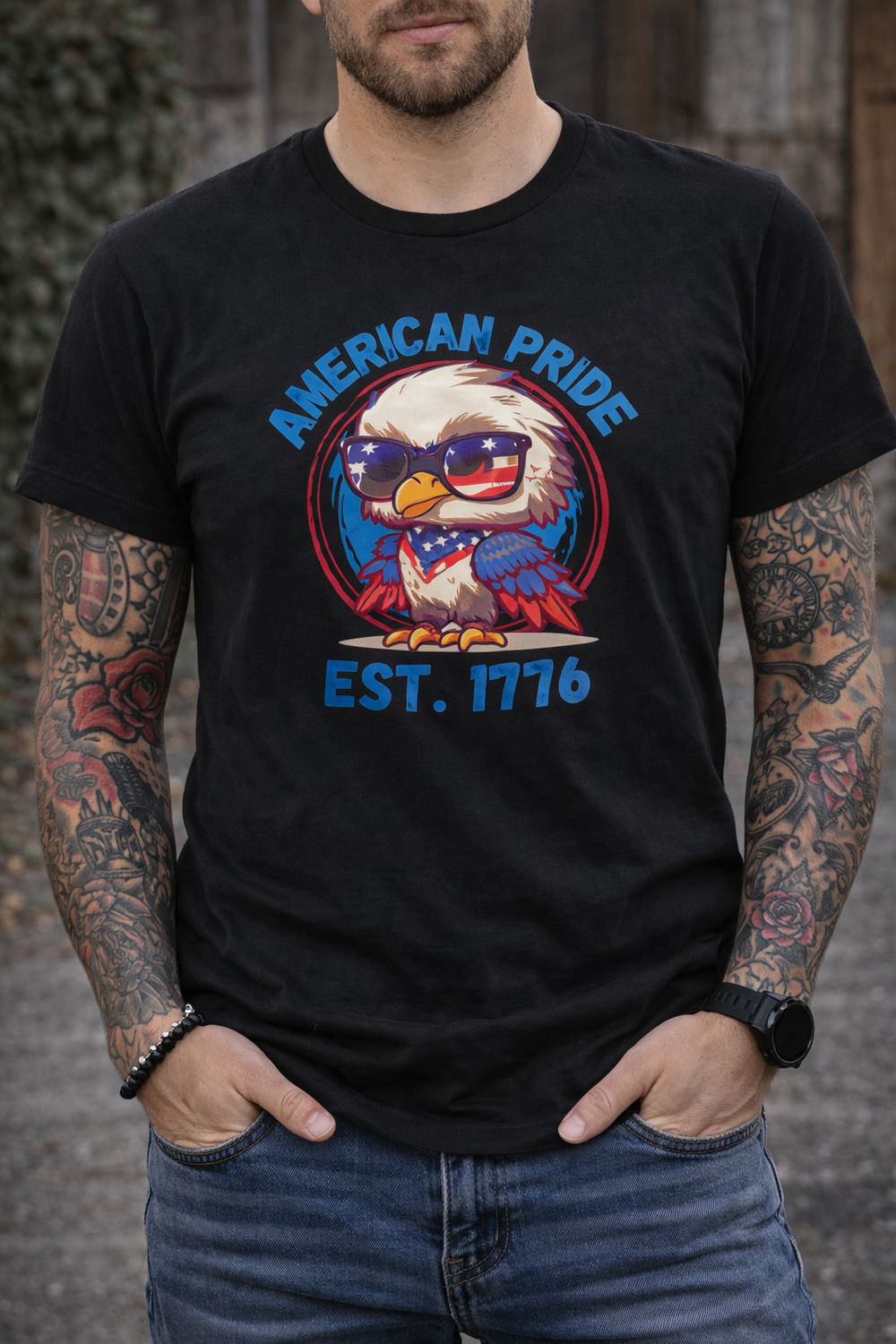 American Pride T-Shirt – USA Patriotic Graphic Tee