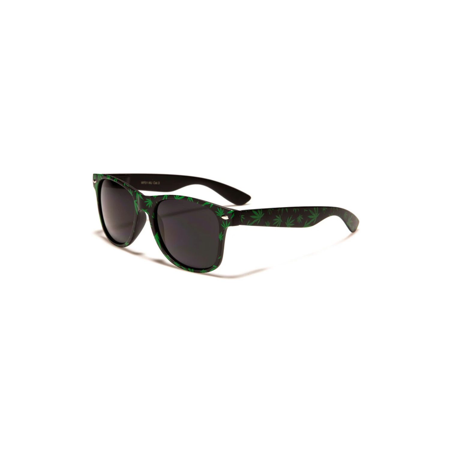 Classic Marijuana Leaf Print Sunglasses