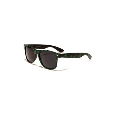 Classic Marijuana Leaf Print Sunglasses