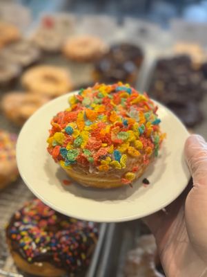 Fruity Pebble Donut