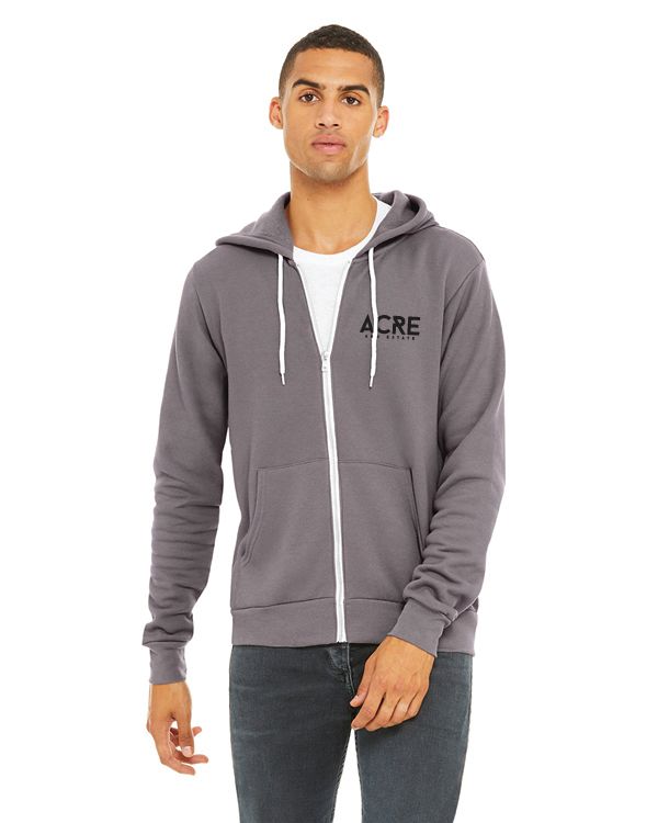 Unisex Fleece Full Zip Hooded Sweatshirt