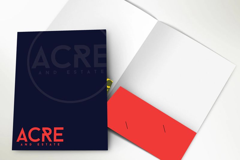 Acre&amp; Estate Pocket Folder