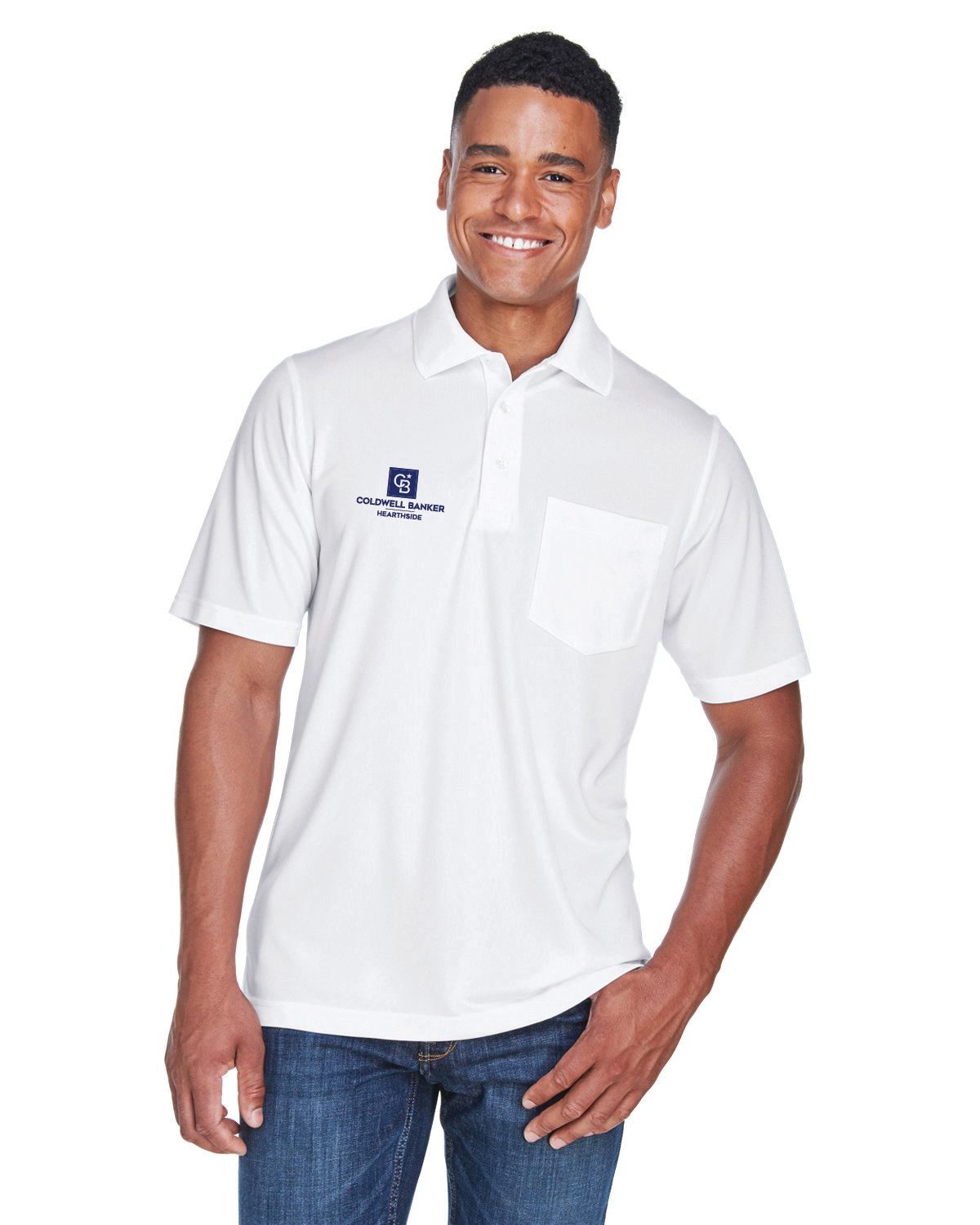 Mens Origin Performance Pique Polo with Pocket