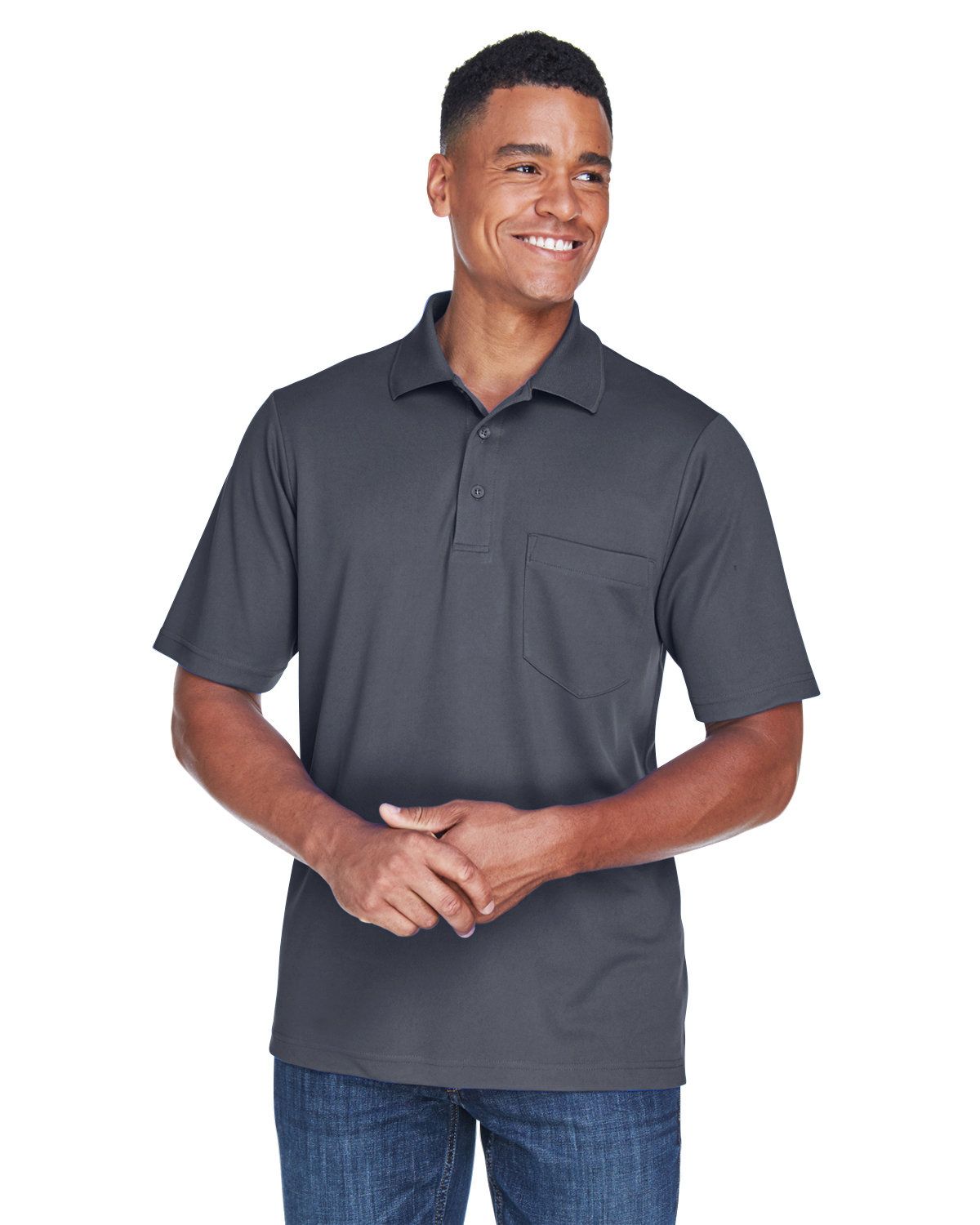Mens Origin Performance Pique Polo with Pocket