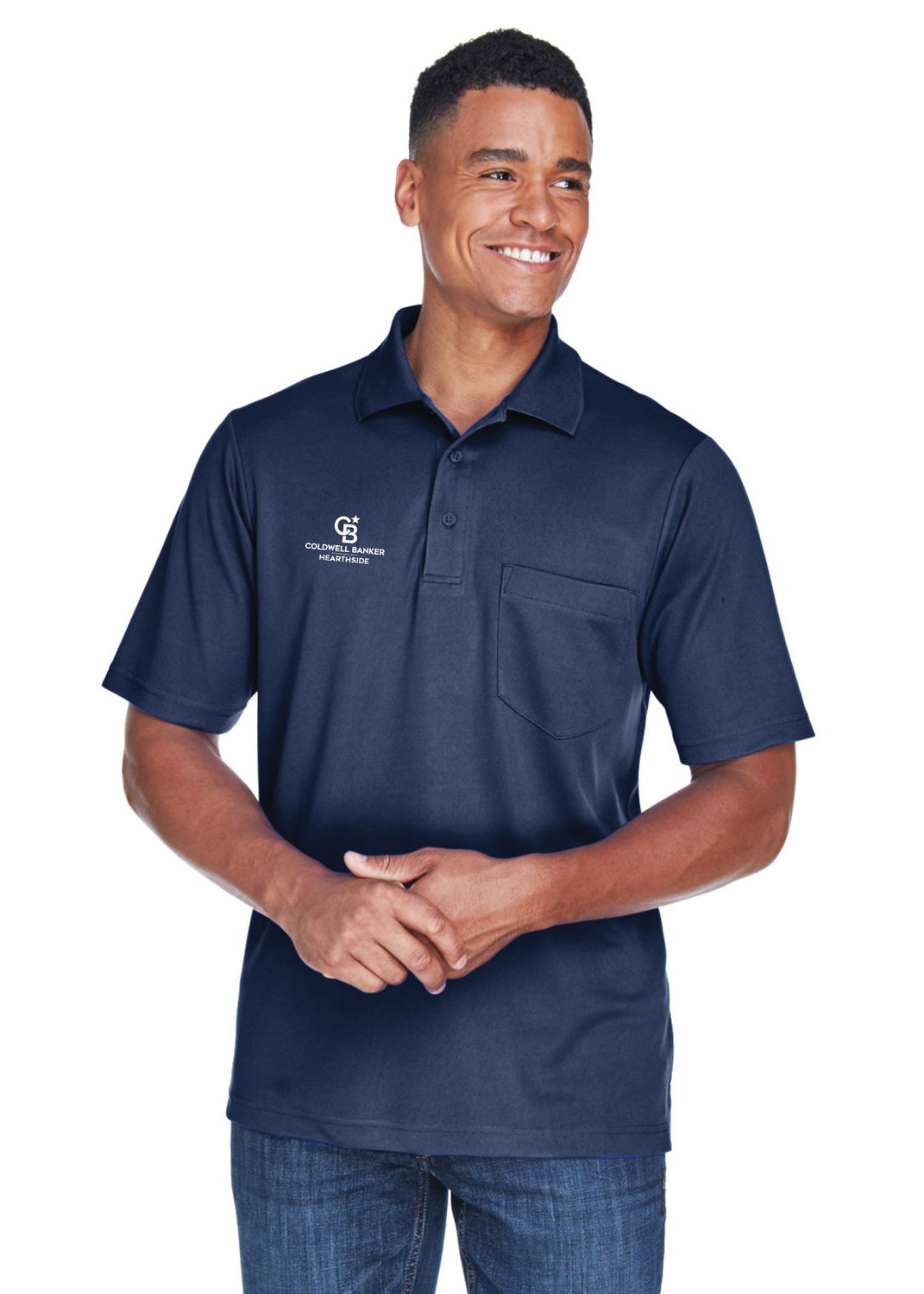 Mens Origin Performance Pique Polo with Pocket