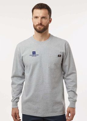 DICKIES Men&#39;s Traditional Heavyweight Long Sleeve T-Shirt