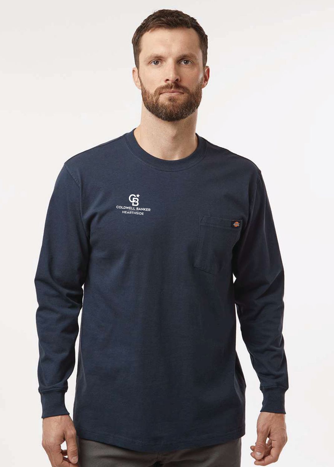 DICKIES Men&#39;s Traditional Heavyweight Long Sleeve T-Shirt