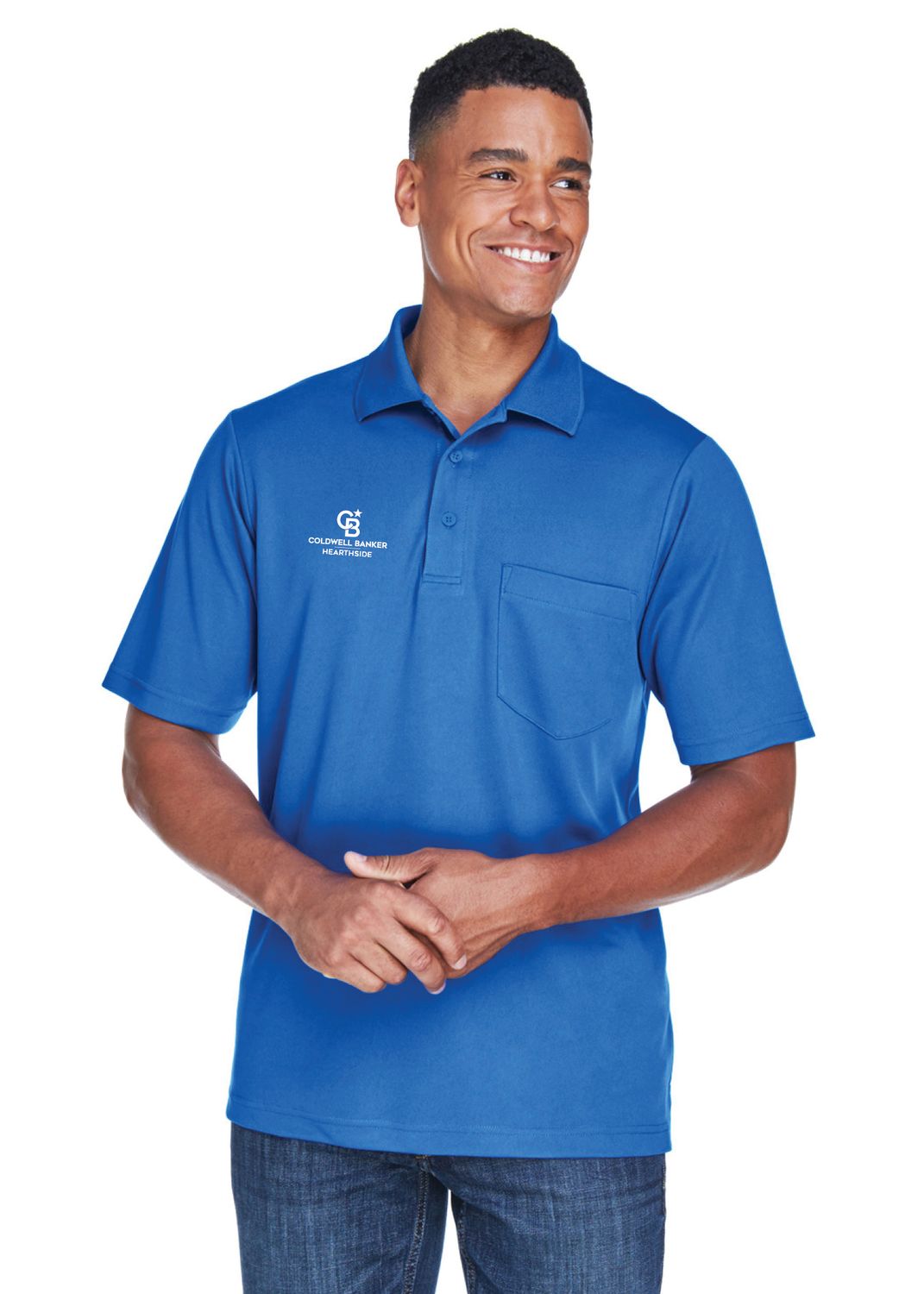 Mens Origin Performance Pique Polo with Pocket