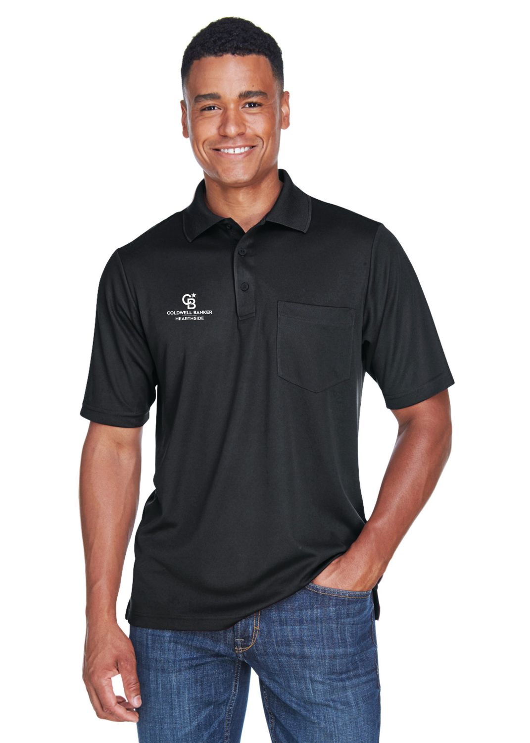 Mens Origin Performance Pique Polo with Pocket