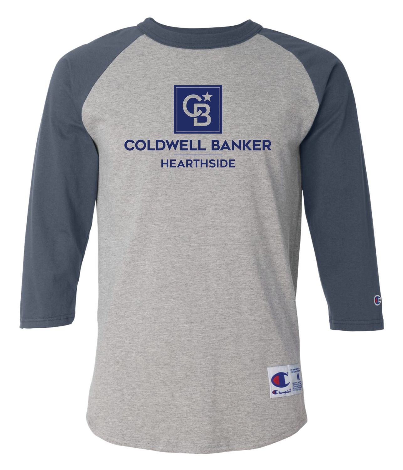 CHAMPION Unisex Raglan Sleeve Baseball T-Shirt