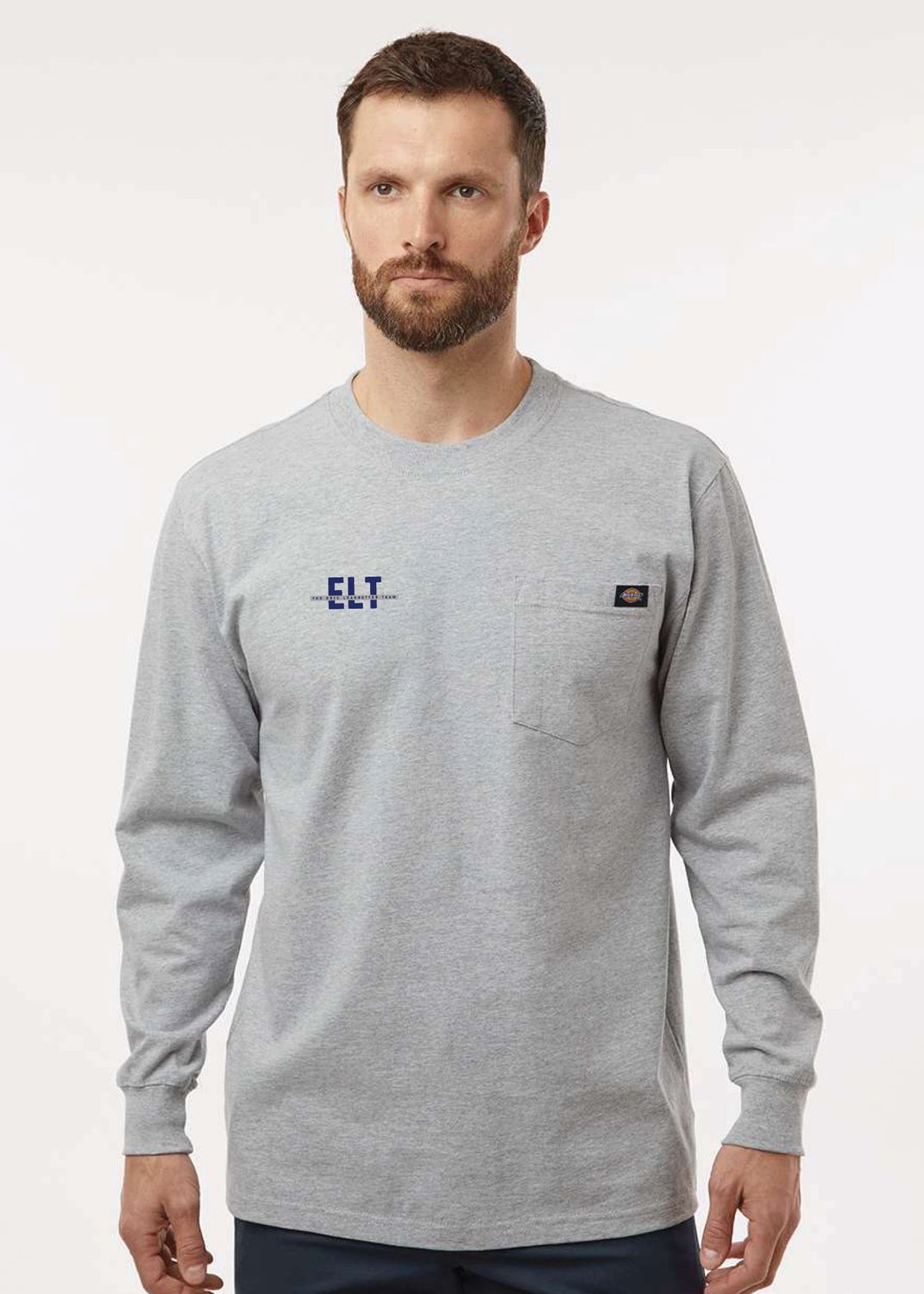 DICKIES Men&#39;s Traditional Heavyweight Long Sleeve T-Shirt