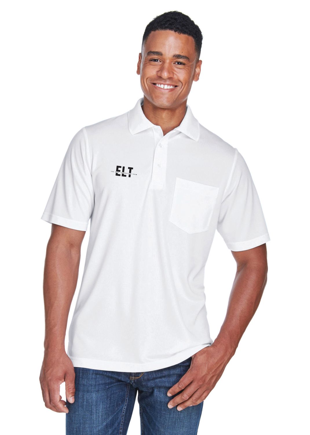 Mens Origin Performance Pique Polo with Pocket