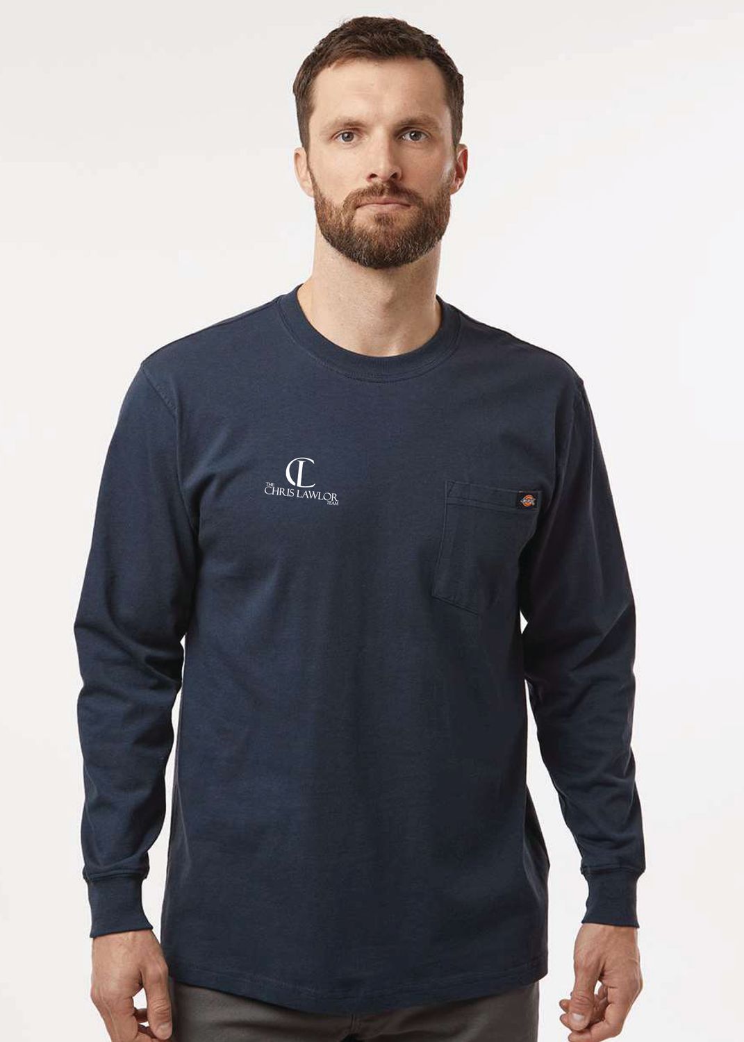 DICKIES Men&#39;s Traditional Heavyweight Long Sleeve T-Shirt