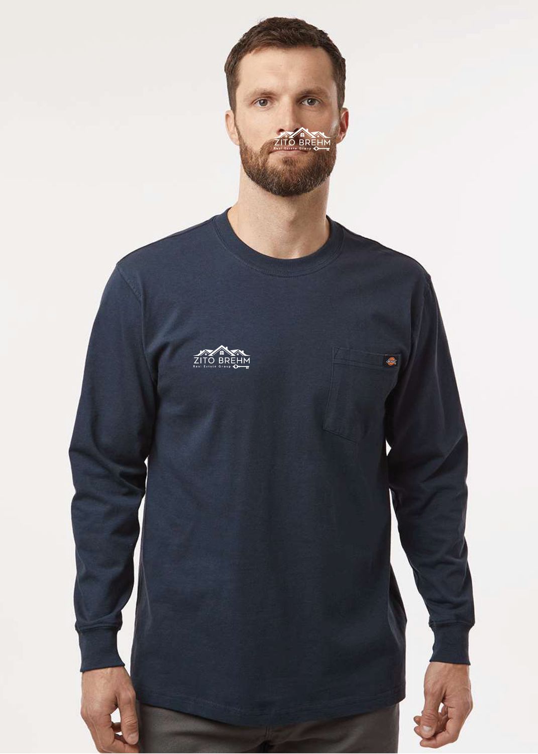 DICKIES Men&#39;s Traditional Heavyweight Long Sleeve T-Shirt