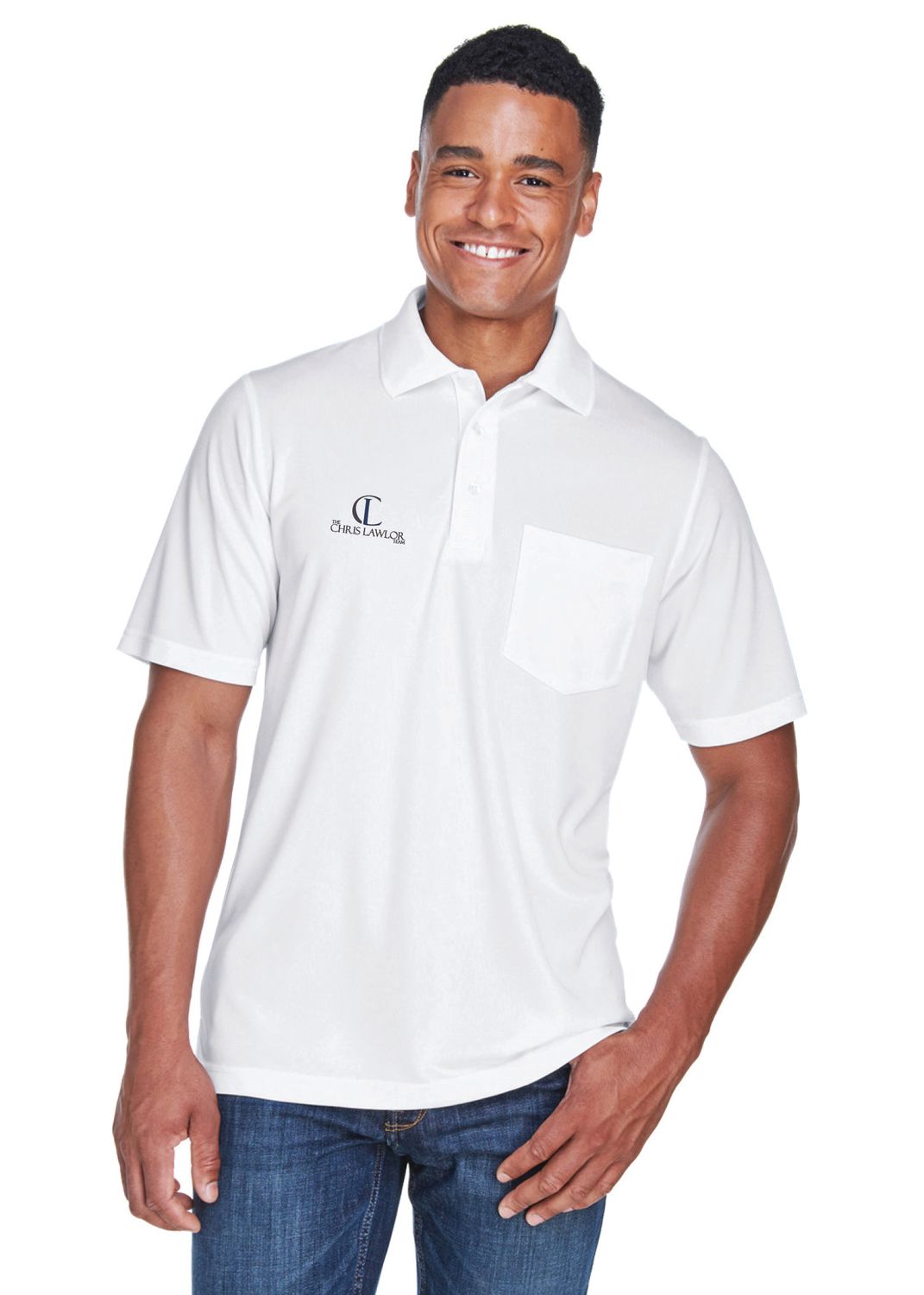 Mens Origin Performance Pique Polo with Pocket